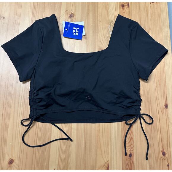 NWT* JoyLab Womens Cropped Short Sleeve Tee Size 2XL - Picture 1 of 7